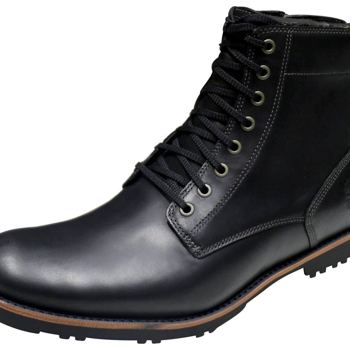 Timberland Men\'s Kendrick Black Leather Chukka Boots Size‎ 8 Side Zip Waterproof Timberland Kendrick Side Zip Waterproof Boot SKU: 9240449  main image 2