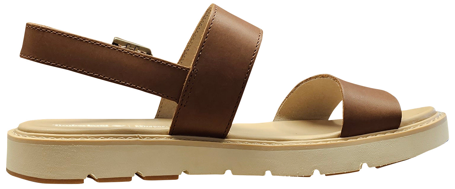 Timberland Women's Bailey Park Sandal Medium Brown Full-Grain