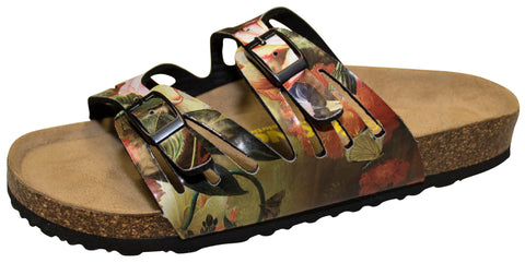 Viking Whistler Two Strap with Cutout Sandal, Garden Floral