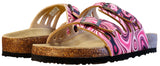 Viking Women's Whistler Two Buckle Cut Out Slide Sandal Berry Marble