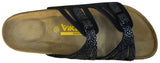 Viking Women's Whistler Two Buckle Cut Out Slide Sandal Black Studs