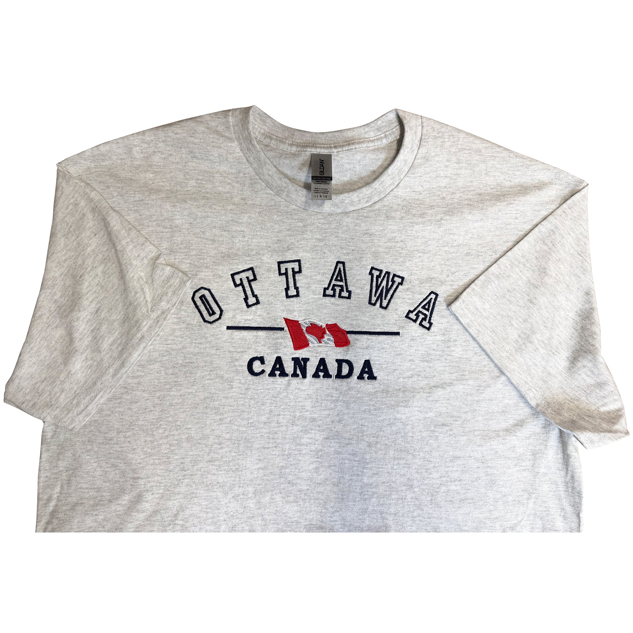 Ottawa, Canada Short Sleeve Embroidered T-shirt