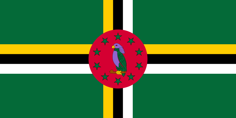 Dominica 100% Polyester Flag 36"X60"