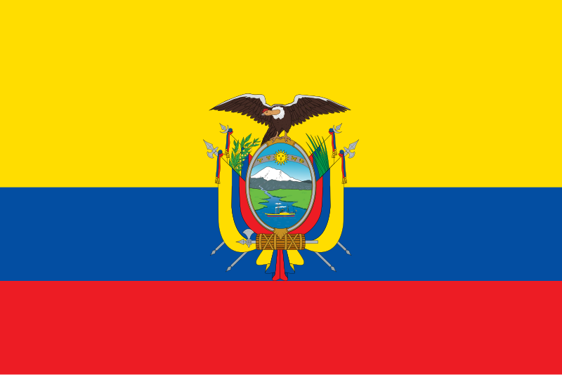 Ecuador 100% Polyester Flag 36"X60"