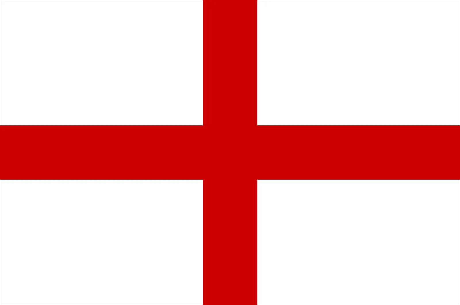 England 100% Polyester Flag 36"X60"