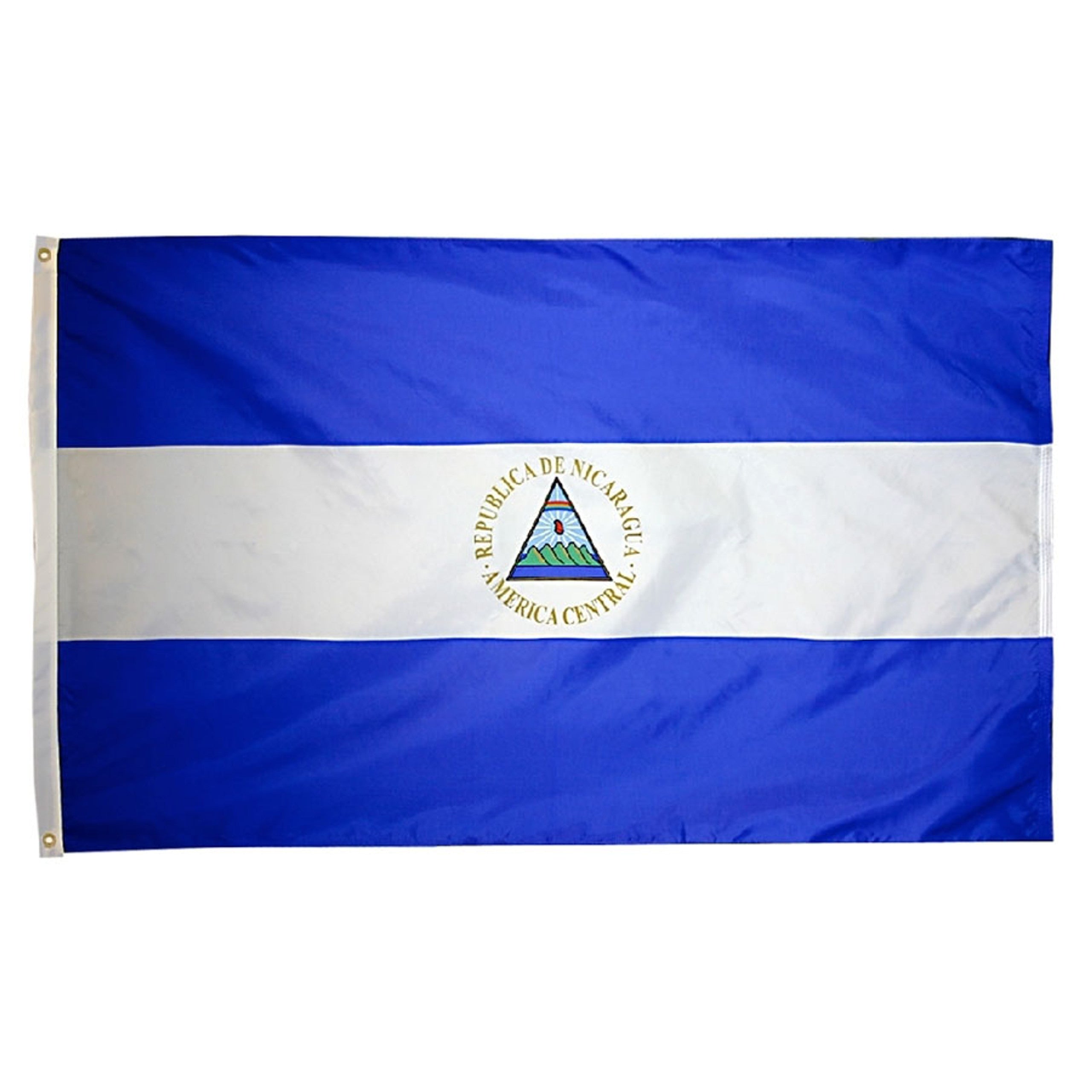 Nicaragua 100% Polyester Flag 36"X60"