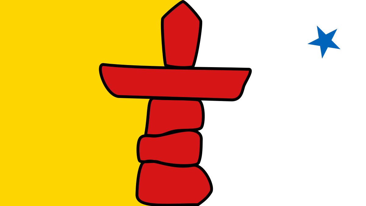 Nunavut 100% Polyester Flag 36"X60"